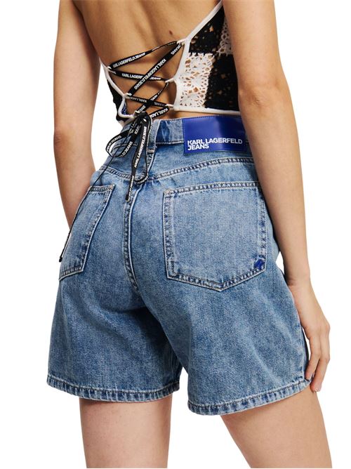 Shorts donna in denim Karl Lagerfeld jeans | A2W100411UW